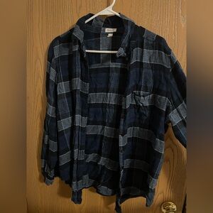 Westport Navy Plaid Button Up Shirt